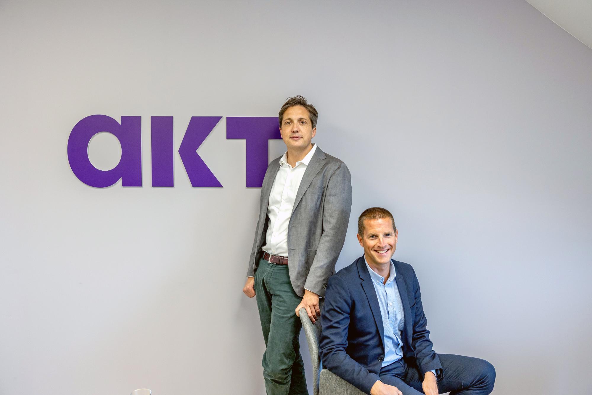 Frédéric Panier (AKT) et Nicolas Charlier (CBC) 