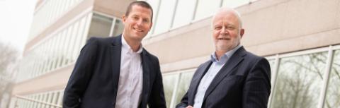 Wim Eraly (KBC) et Nicolas Charlier (CBC)