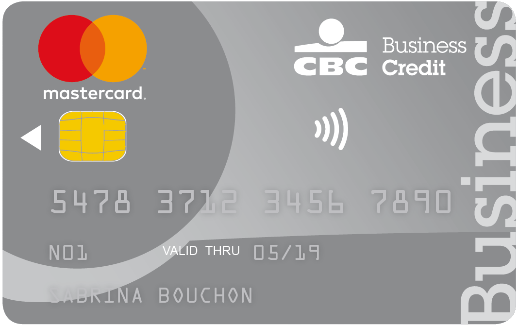 Capital Banque Mastercard Mastercard pour entrepreneurs et sociétés - CBC Banque et Assurance