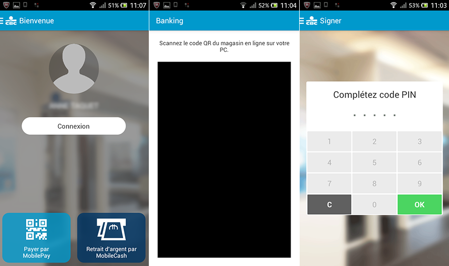 Comment pouvez-vous payer en magasin avec l&#39;app CBC-Mobile Banking?
