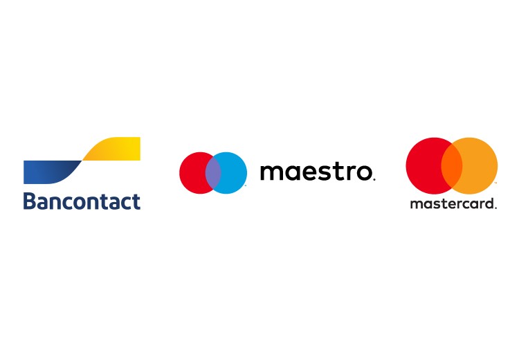 Logos Visa, Mastercard, Maestro et Bancontact