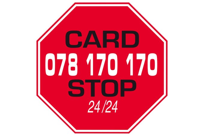 telefoonnummer Card Stop