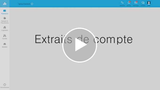 Générer des extraits de compte en Touch