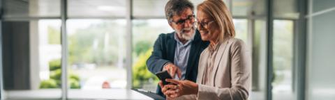 Utilisation de CBC Mobile par une cliente Private Banking