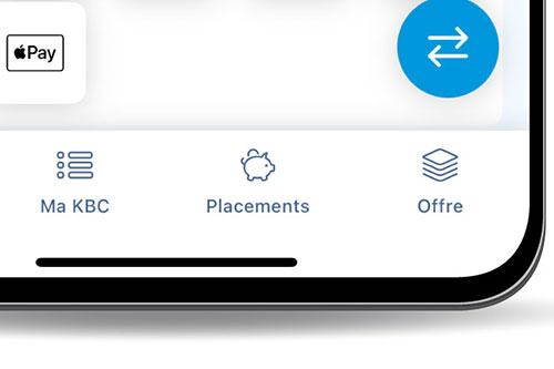 Vous trouverez la Galerie dans CBC Mobile sous Investir.